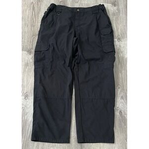5.11 Tactical Pants Mens 40x28 Blk Taclite Pro Cargo Ripstop Workwear 74273-019